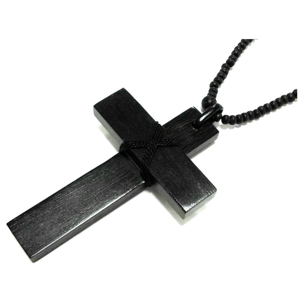 IN SEARCH OF Gucci Wooden Cross Necklace - Picture 3 of 5